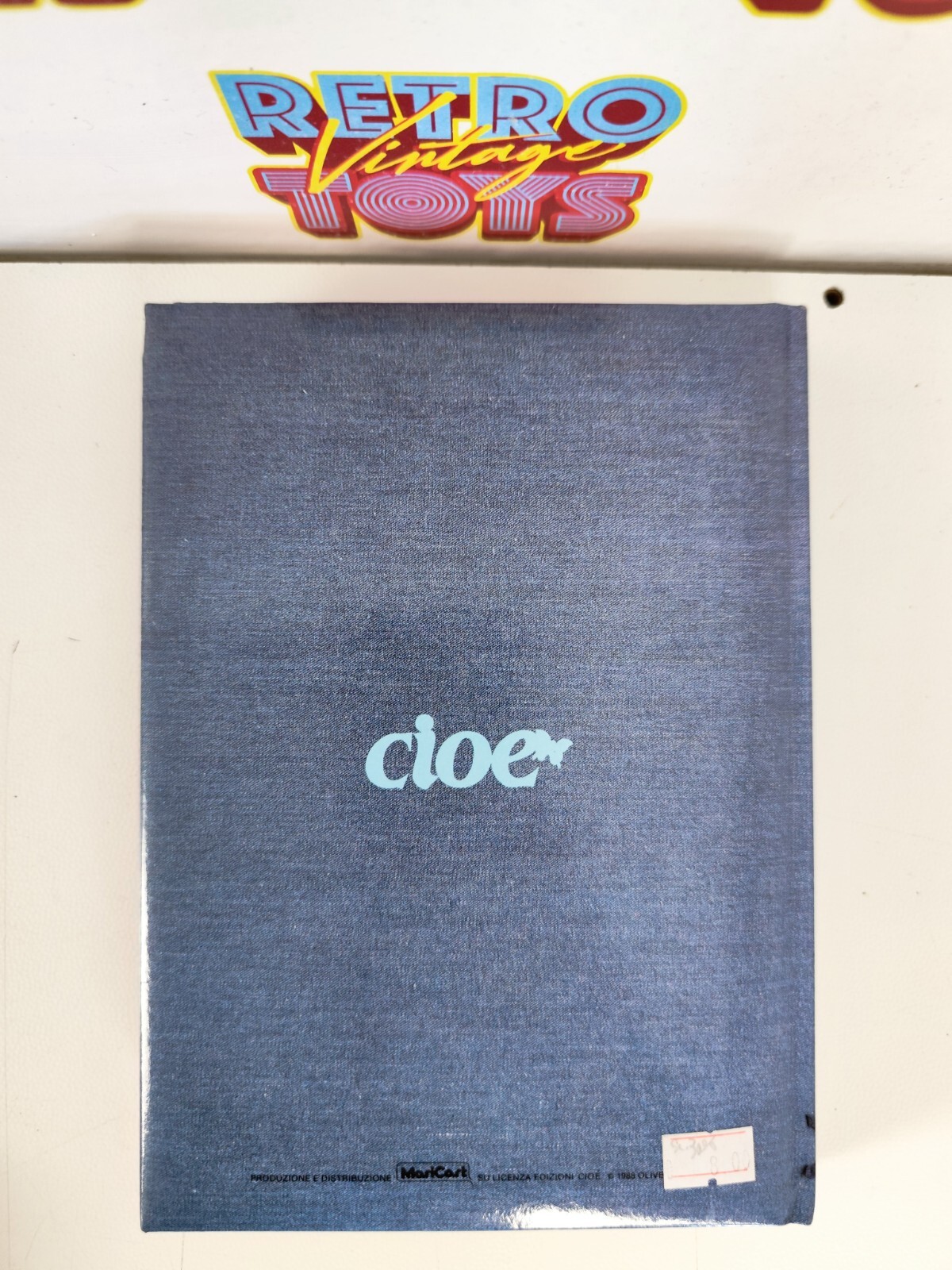 PONY DIARIO CIOè CIOE' VINTAGE NEW SCOLASTICO MARICART 1988 MAGLIETTA COLLETTO PIZZO