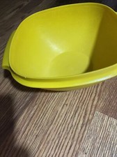 Tupperware Servalier Bowl Only Harvest Yellow Vintage "Square" Made In USA 8โ