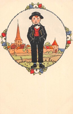 Old postcard illustrator / Hansi / Alsatian child