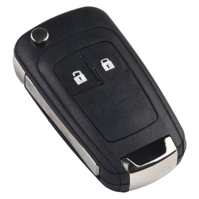 For Opel Folding Key Shell with 2 Buttons Compatible with Multiple Models