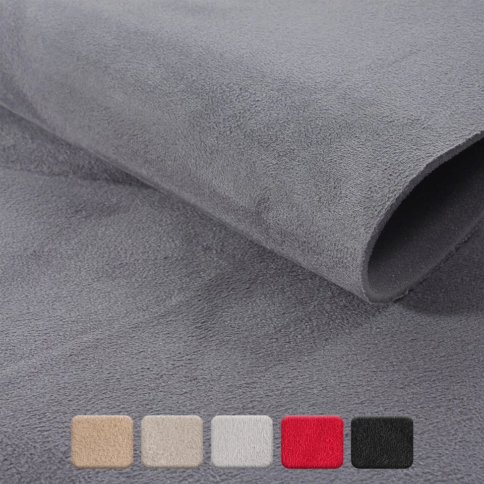 1/8" Thick Suede Headliner Fabric Foam Back Auto Roof Repair Upholstery Material - Image 2 of 4