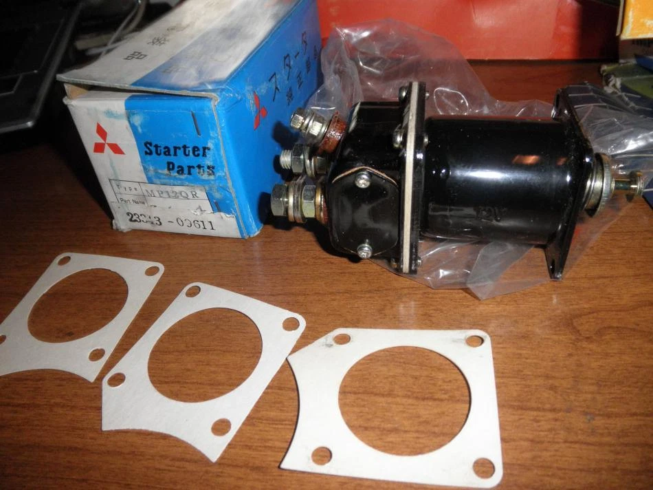 Datsun#23343-09611 310/312/410 1200/1300cc E1,J Starter Solenoid 1961-65 39-4309 - Image 2 of 4