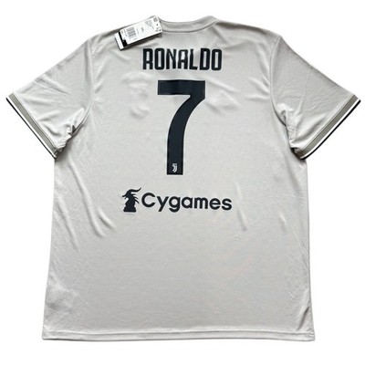 2018/19 Juventus Away Jersey #7 Ronaldo 2XL adidas Cygames sponsor