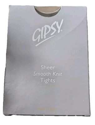 Vintage Gipsy Sheer Smooth Knit Tights Tall Beaver Shade New In Box