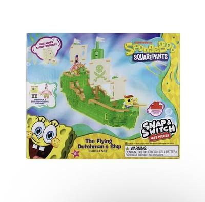 Nickelodeon SpongeBob Snap & Switch Flying Dutchman's Ship 448pc Block Set