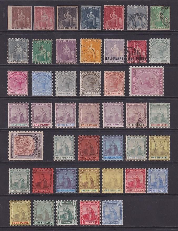 Trinidad Stamps. 1851 - 1909. MM, Used. Cat app £900.