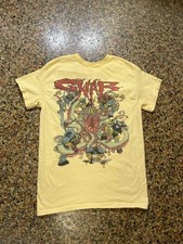 Gwar Band Rock Tour Concert short sleeve yellow haze color shirt KV39685