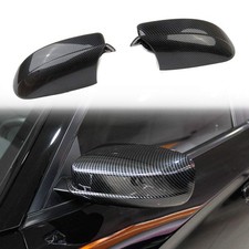 Crosselec Carbon Fiber Side Door Mirror Cover Molding Trim for Dodge Charger 201