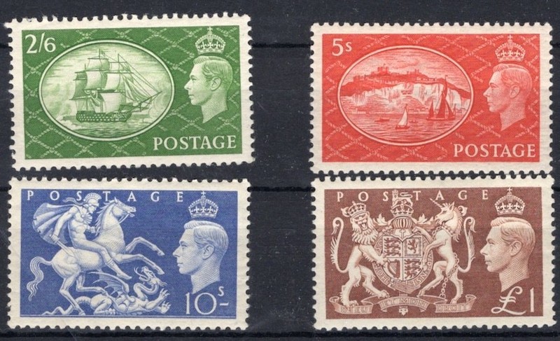 GB 1951 George VI SG509/12 set of 4 Festival high values unmounted mint Cat £100