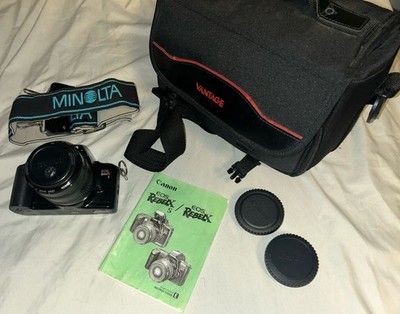 Tested Cannon EOS Rebel XS Camera W/ Canon Zoom Lens Ef 35-70mm 1:3.5-4.5 extras