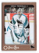2006-07 O-Pee-Chee Vesa Toskala #419 San Jose Sharks