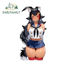 EARLFAMILY 5.1" Shirakami Car Sticker Host Toolbox Artistic Tumbler PVC RV Decal