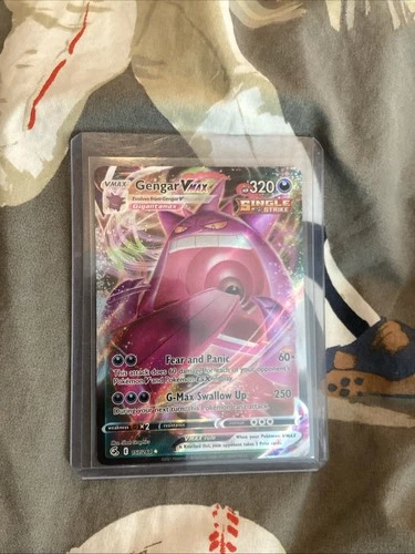Pokémon TCG Gengar VMAX 157/264 Swsh08: Fusion Strike Holo Card Mint Condition