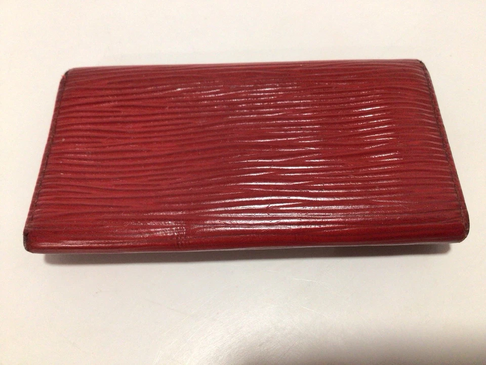 LOUIS VUITTON PARIS Red Epi Leather KEY FOB /  KEYCHAIN CASE / CODE CA1001 - Image 4 of 4