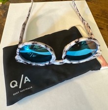 Quay Australia Sunglasses White Marble Frames