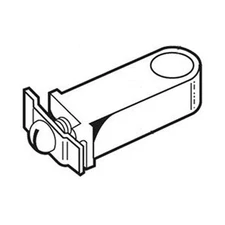 Slimfold Clamp Pivot Rod Metal Bi-Fold Door Long 5/16" Nylon