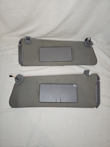 1995-1999 Chevy Tahoe GMC Suburban Sun Visors Pair Passenger Driver Gray - Picture 4 of 9