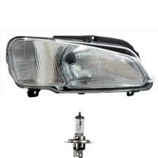 Scheinwerfer Frontscheinwerfer links H4 für Peugeot 106 II 1 inkl. Osram Lampen