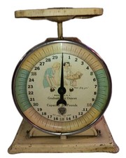 Vintage 1940's  PARAGON  Infant Baby Scale 30 Lbs. Max.