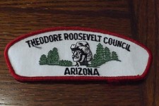 Boy Scout Patch CSP TWILL GAUZE /CLOTH THEODORE ROOSEVELT COUNCIL ARIZONA