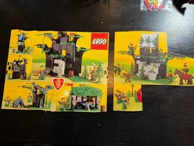 LEGO 6066 Castle Forestmen CAMOUFLAGED OUTPOST Near Complete With Manual *READ*