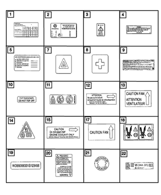 #ad Genuine Mopar Tire Pressure Label 68022059AA $4.27
