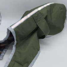 Reversible Dog Jacket Size Medium EUC Clothes Reflective