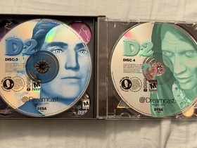 D2 [Sega Dreamcast]  Complete w/ Manual US RELEASE VERY RARE SURVIVAL HORROR