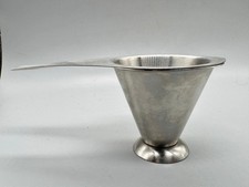 VINTAGE STAINLESS STEEL CHINOIS CONICAL STRAINER FUNNEL SIEVE WITH LONG HANDLE