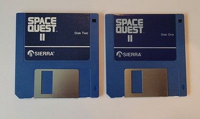 Vintage Space Quest III 1987 Sierra Floppy Disk Game