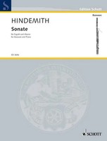 Sonate | Fagott Und Klavier., Edition Schott | Paul Hindemith | Deutsch | 20 S.