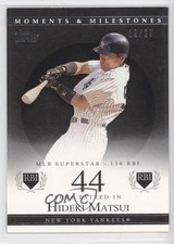2007 Topps Moments & Milestones Black 19/29 Hideki Matsui #97 0a1