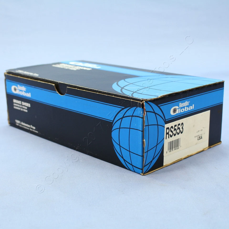 Juego de zapatas de freno trasero Bendix RS553 para 1985-98 Grand Am 1985-2002 Cavalier Foto 4 de 4