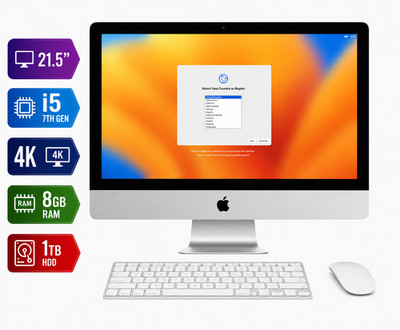 Apple iMAC 21,5'' 4K i5-7TH GEN 3,00GHz 8GB RAM 1TB HDD QWERTY ENG(UK) READ DESC