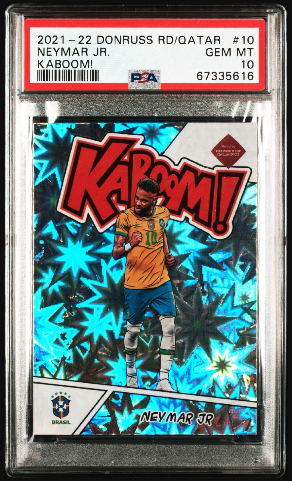 Neymar Jr. 2021 Donruss #10 Kaboom! /(SSP) Price Guide - Sports