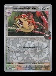 Team Rocket's Raticate 148/182 Destined Rivals Reverse Holo