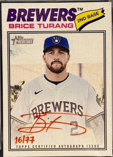 2026 Topps Flagship Collection Baseball Stars Autograph card Brice 