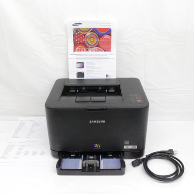 Samsung CLP-325W Workgroup Laser Printer + 3 New Ink Installed Page Count 5094