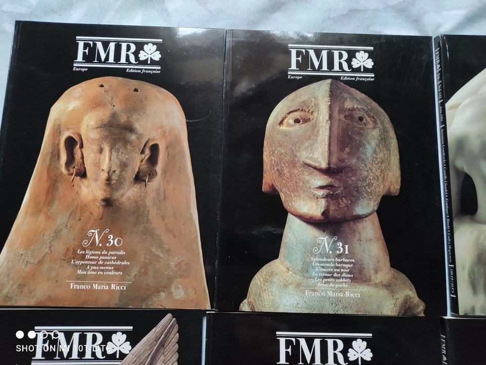Lot de 10 revues d’art FMR (Franco Maria Ricci) N° 30 à 39 1991/1992 - Photo 2/4