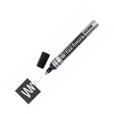 Sakura Pen-Touch Opaque Marker Medium Point Silver