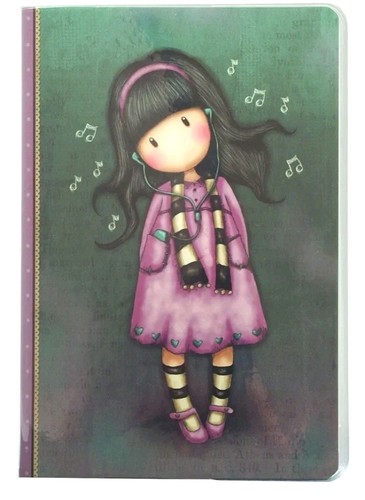 Santoro Gorjuss 96 Page Notebook - Little Song 314GJ15 - 21 By 15 Cms - Picture 5 of 5