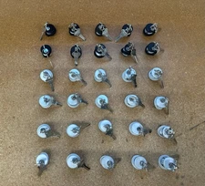 Lot of 30 storefront keyed mortise lock cylinders adams rite locksmith GHIV
