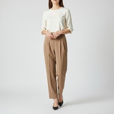 vintage Mondi new wool blend tan dress pants wide leg tapered size 44