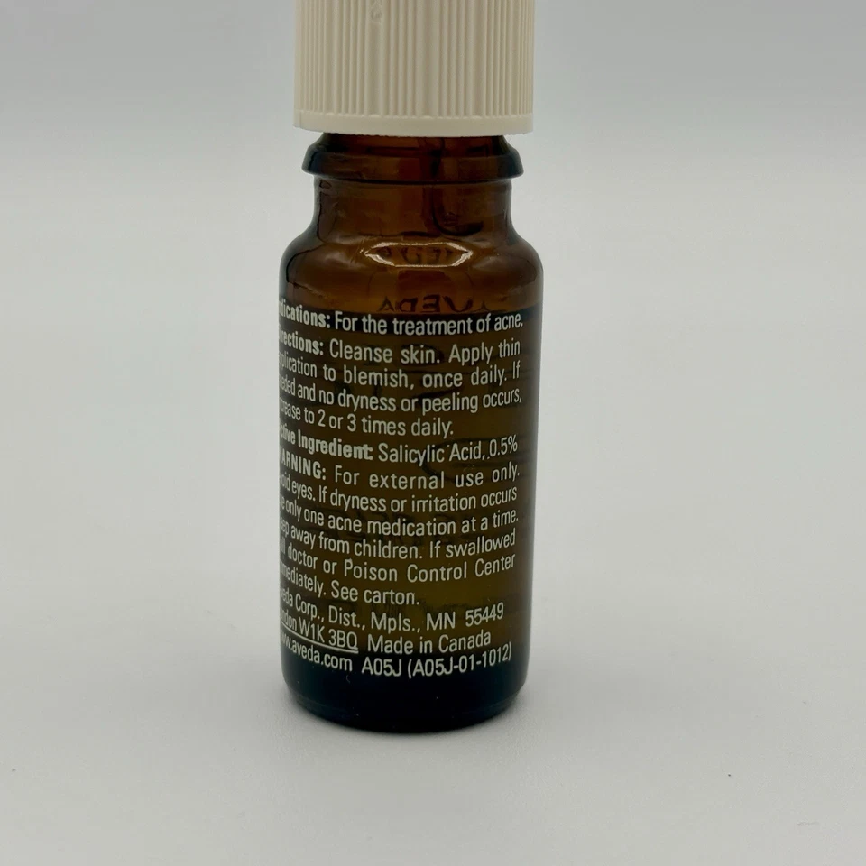 Tratamiento para el acné con ácido salicílico Aveda BALANCING INFUSION .33 OZ raro retirado nuevo en caja Foto 3 de 4