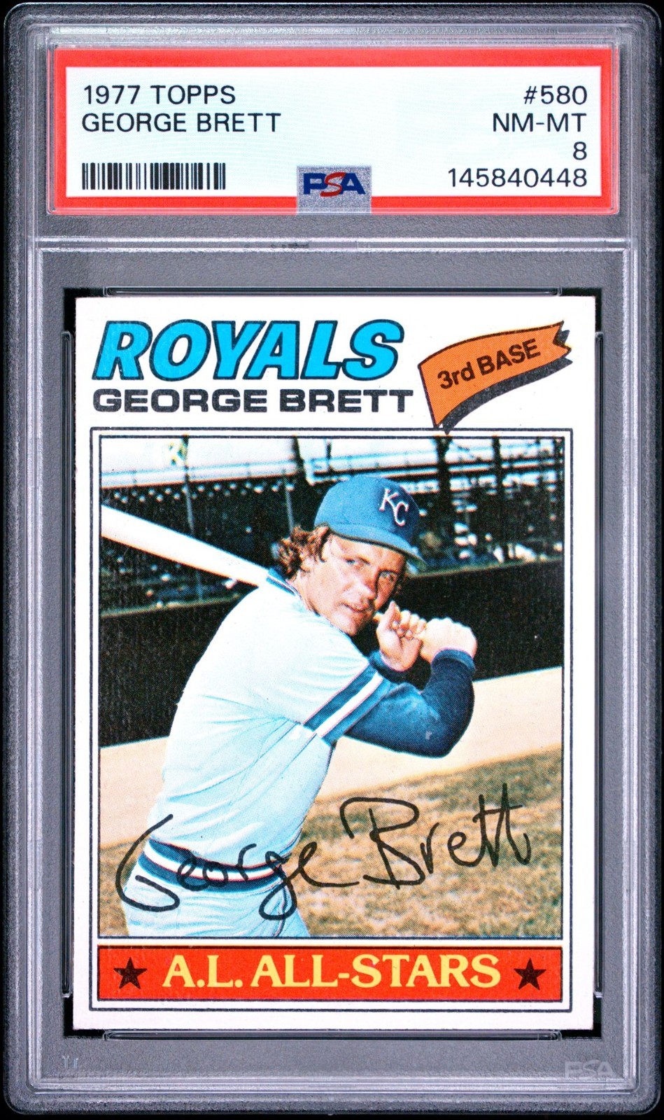 1977 Topps George Brett PSA 8 NM-MT #580 HOF