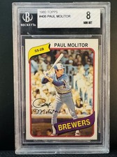 1980 Topps HOF Paul Molitor #406 NM-MT 8