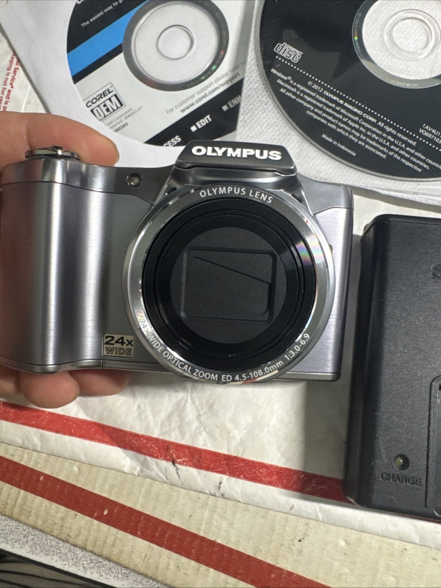 Olympus Digital Camera SZ-14, SN:JHJ206189, 14MP, 24x Wide Optical