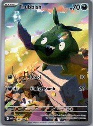 Trubbish 140/086 Scarlet & Violet: White Flare Illustration Rare