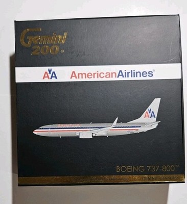 Gemini 200 American Airlines B737-800 レア AMERICAN AIRLINES GEMINIJETS200 BOEING 737-800 VERY RARE | eBay