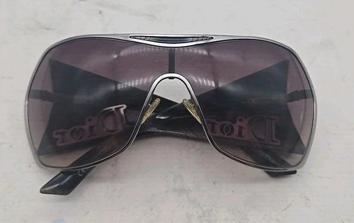 Christian Dior Gaucho 1 Sunglasses HJX94 Shield Mask Y2K Galliano Vtg (248)